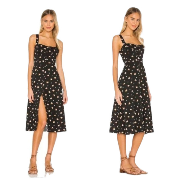 NWT WEWOREWHAT Harper Dress in Black Size medium - Picture 1 of 6